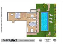 Villa singola di prestigio in posizione panoramica, con esclusiva infinity pool, in vendita a Villanuova sul Clisi