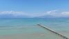 Lugana di Sirmione, trilocale al piano terra con giardino vista lago in vendita
